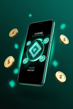 Smartphone met casino-app